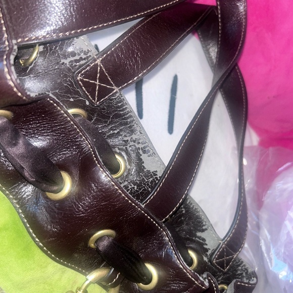 Juicy Couture Lime Green and Black Shoulder Bag - Picture 7 of 11